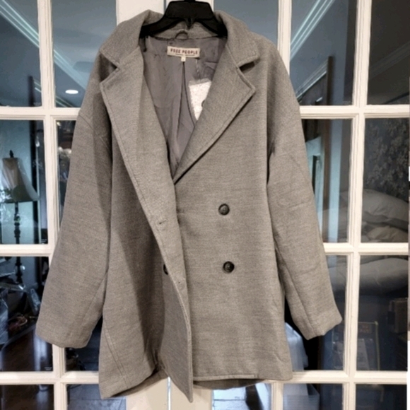 Hannah Slouchy Double Breasted Blazer FREE PEOPLE - Picture 3 of 8